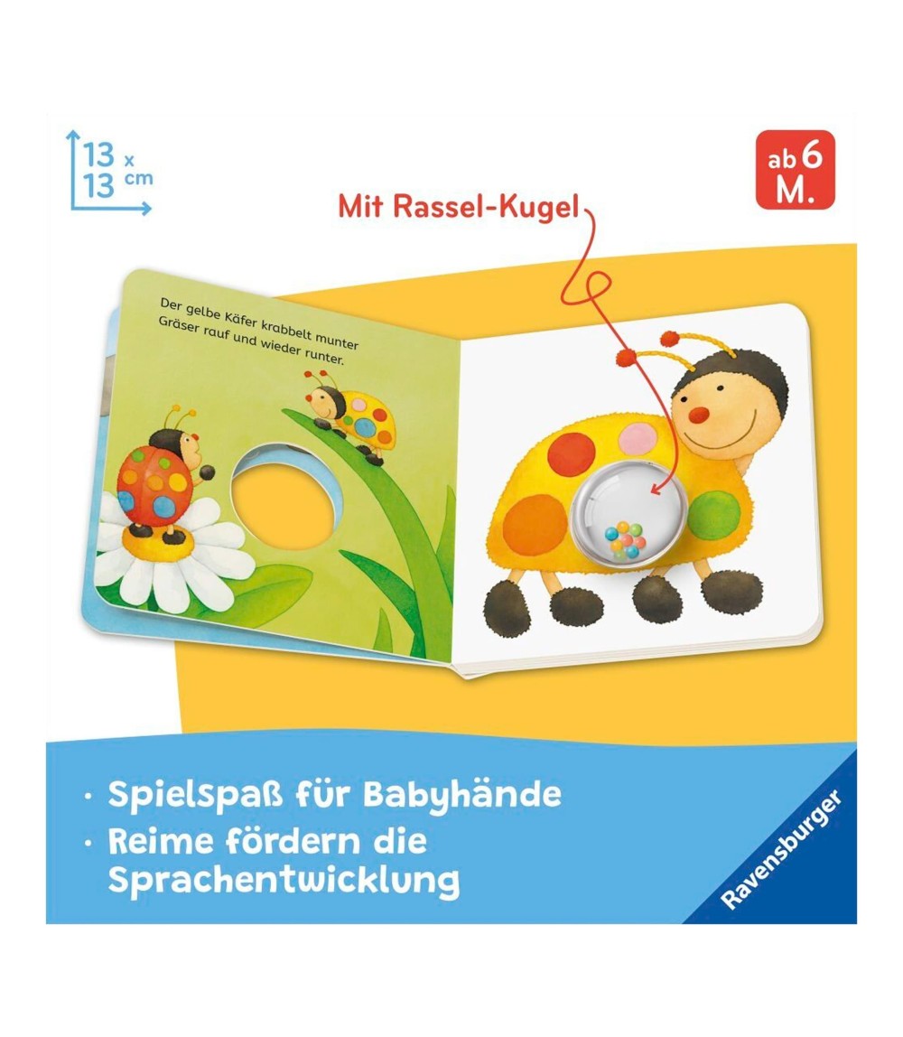 Pappbilderbuch Meine bunten Ri-Ra-Rasseltiere