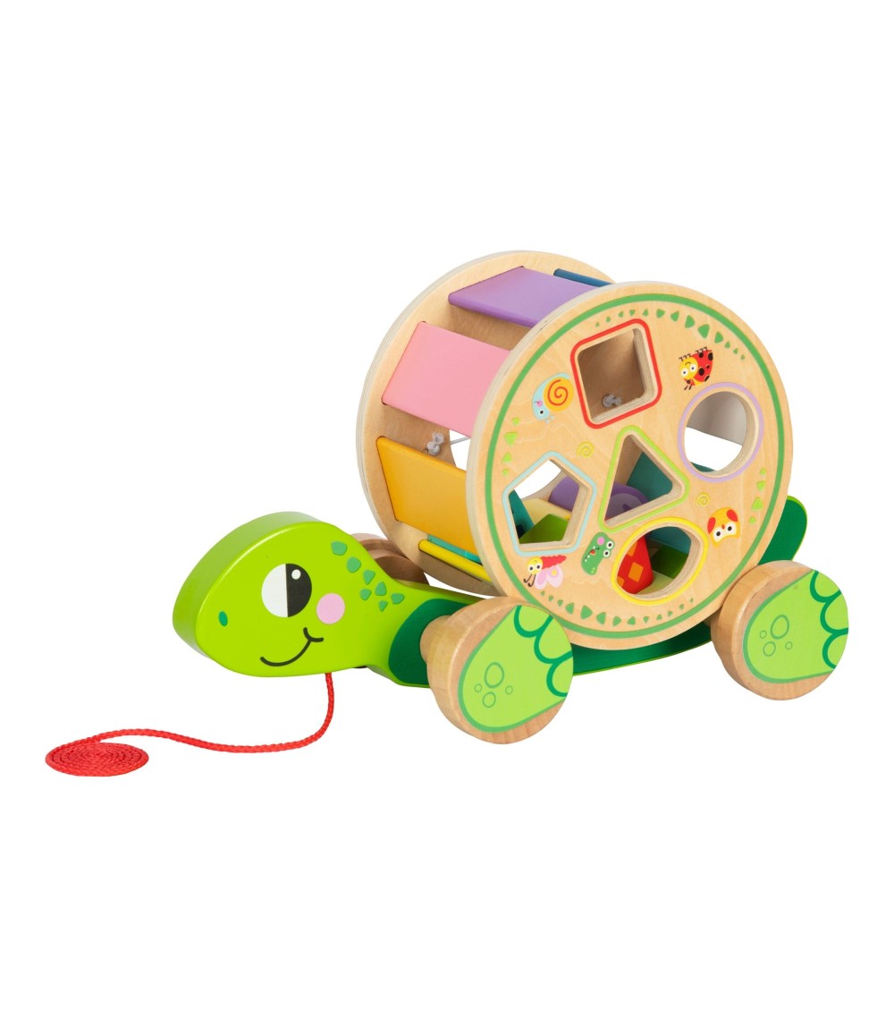 Nachziehspielzeug Schildkröte