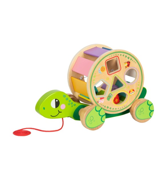 Nachziehspielzeug Schildkröte