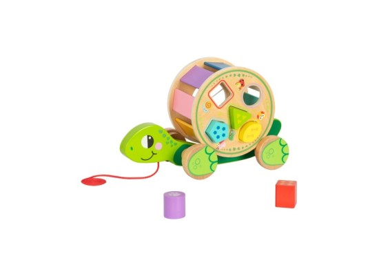 Nachziehspielzeug Schildkröte