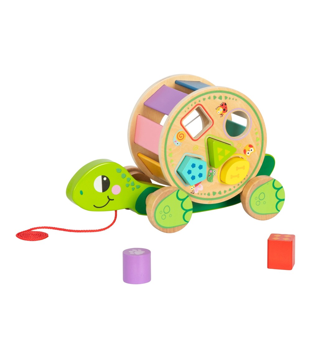 Nachziehspielzeug Schildkröte