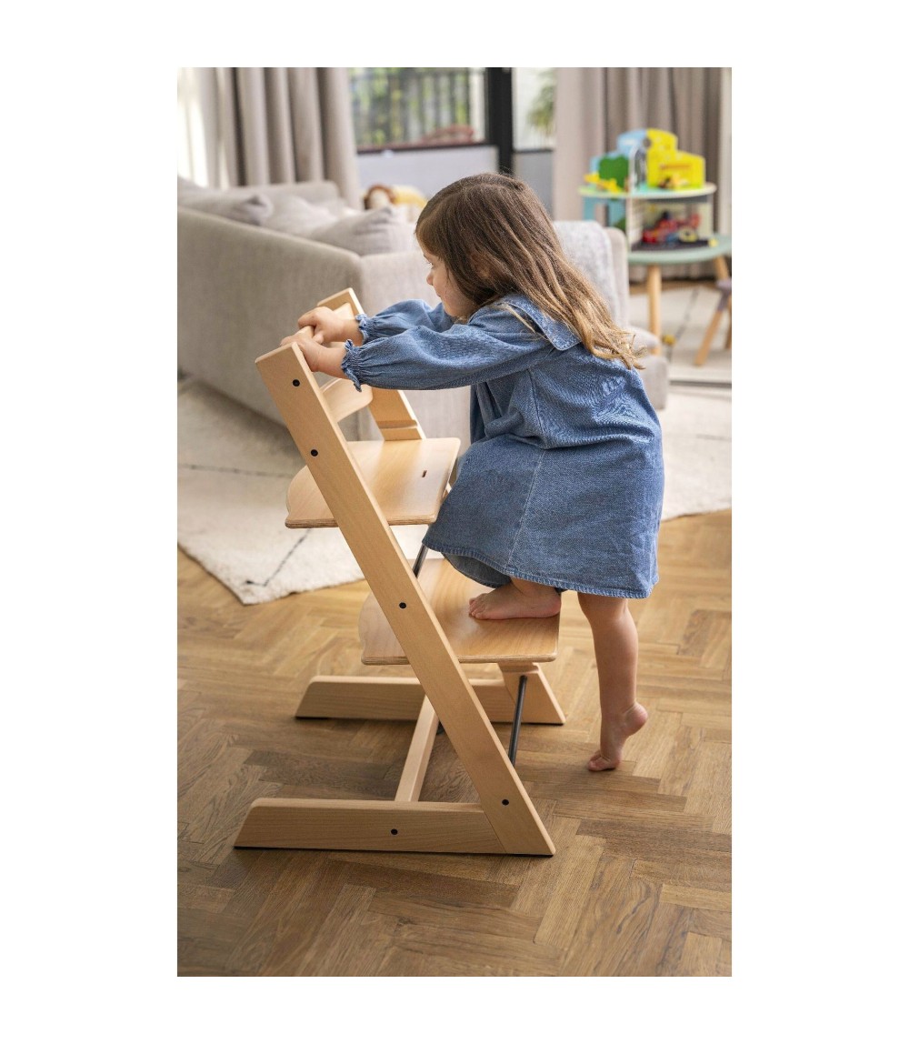 Bundle Hochstuhl Tripp Trapp inkl. Yoyo3 Gestell schwarz & Textilset 6