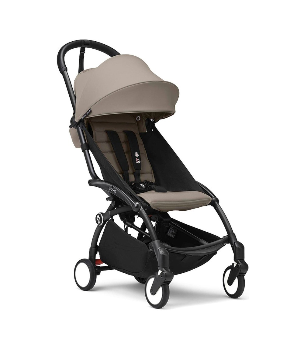 Bundle Hochstuhl Tripp Trapp inkl. Yoyo3 Gestell schwarz & Textilset 6