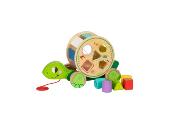 Nachziehspielzeug Schildkröte