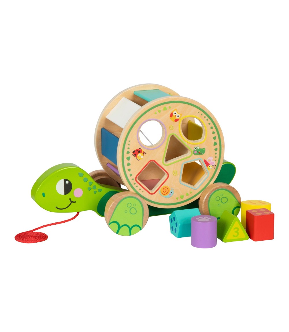 Nachziehspielzeug Schildkröte