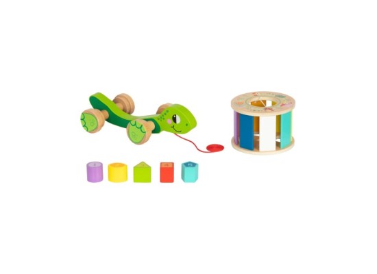 Nachziehspielzeug Schildkröte