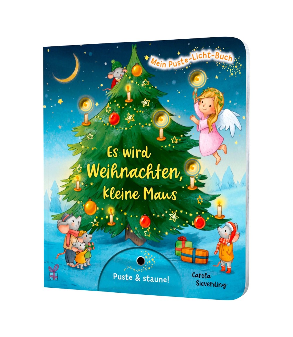 Mein Puste-Licht-Buch - Es wird Weihnachten