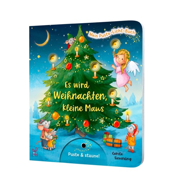 Mein Puste-Licht-Buch - Es wird Weihnachten