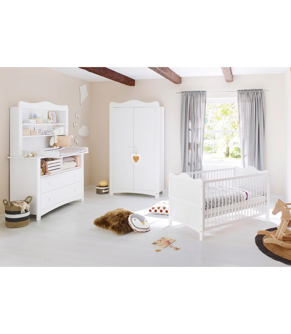 3-tlg. Babyzimmer Florentina extrabreit