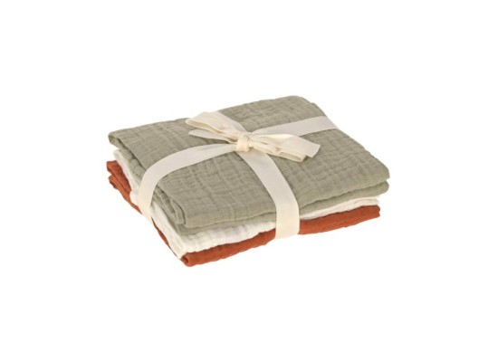 3er-Pack Mullwindeln 60x60 cm