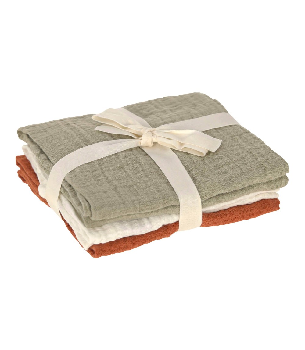 3er-Pack Mullwindeln 60x60 cm