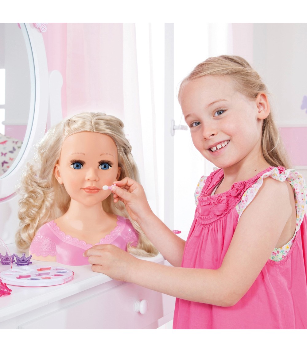 Frisier- und Schminkkopf Charlene Super Model