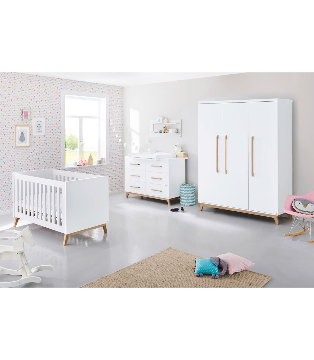 3-tlg. Babyzimmer Riva extrabreit groß