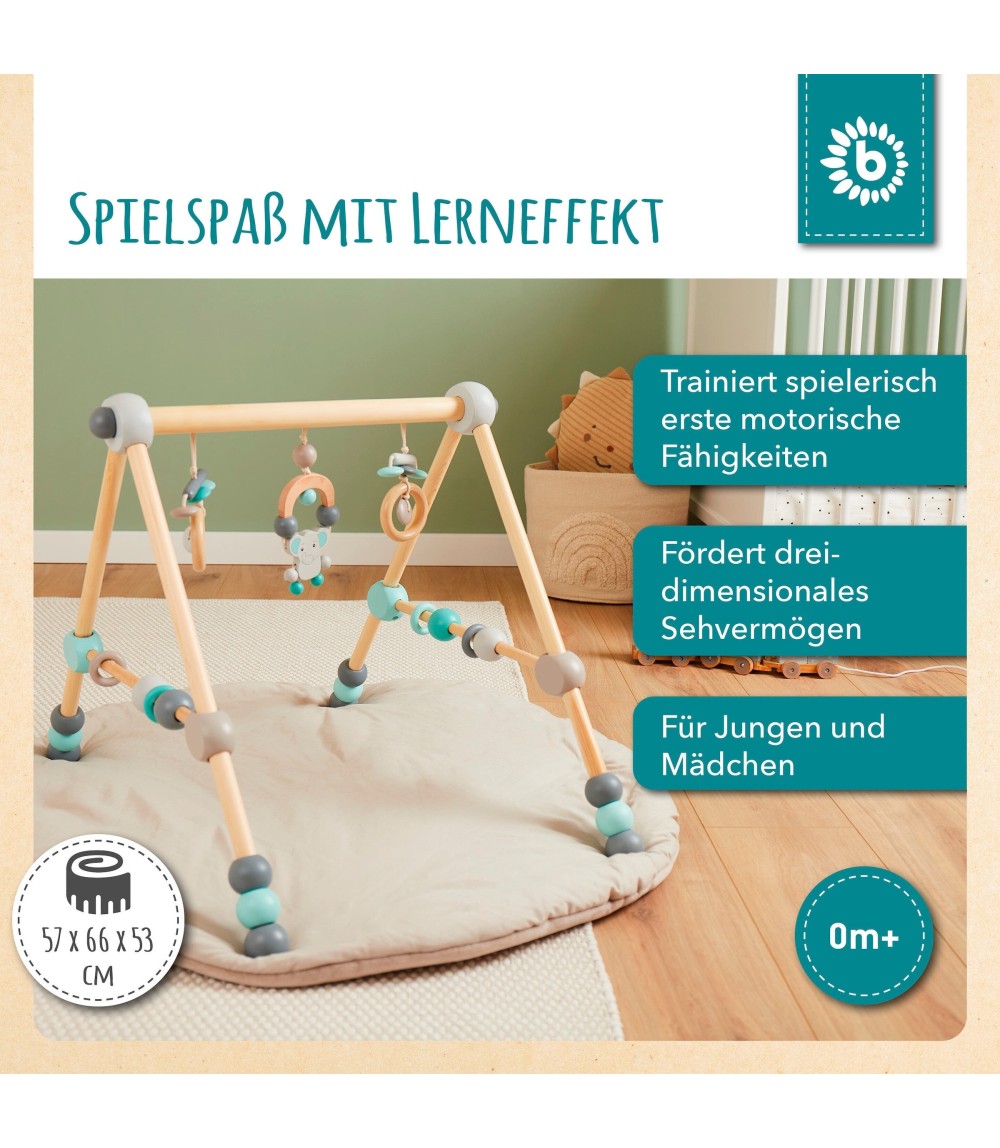 Spielbogen aus Holz Höhenverstellbar - ab Geburt