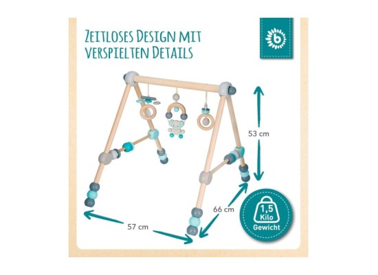 Spielbogen aus Holz Höhenverstellbar - ab Geburt