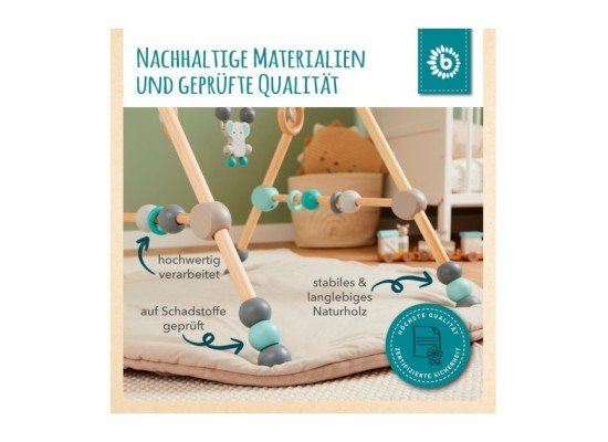 Spielbogen aus Holz Höhenverstellbar - ab Geburt