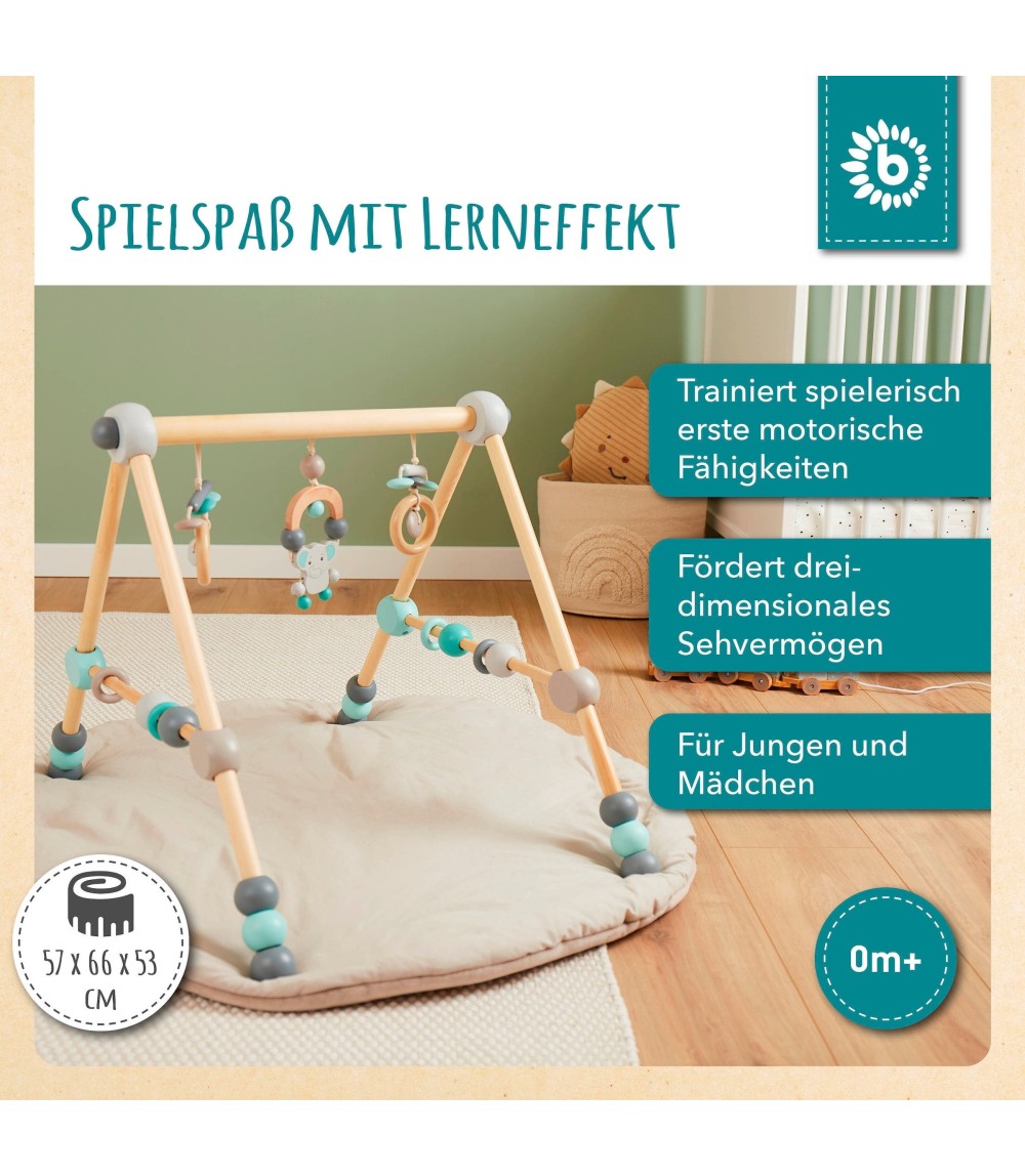 Spielbogen aus Holz Höhenverstellbar - ab Geburt