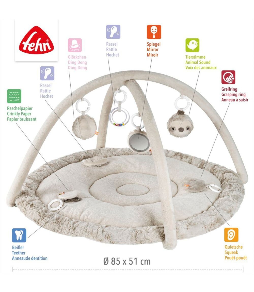 Spielbogen mit 3-D-Activity-Decke Faultier