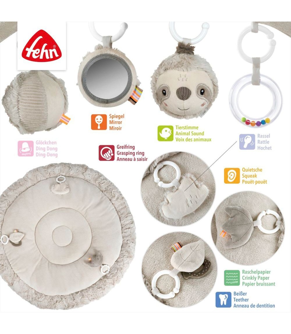 Spielbogen mit 3-D-Activity-Decke Faultier