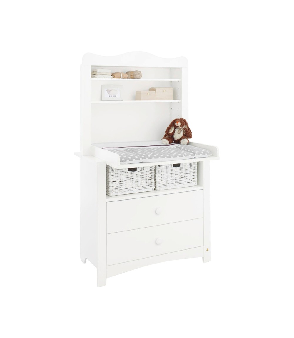 3-tlg. Babyzimmer Florentina breit mit Regal