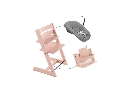 Bundle Treppenhochstuhl inkl. Newbornset deep grey & Babyset