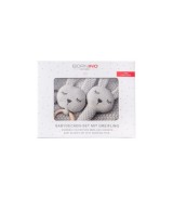 Babydecken-Set mit Häschen Greifling 80x100 cm