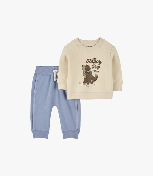 Kids Spring Tracksuit, Cartoon Lion Print Tshirt