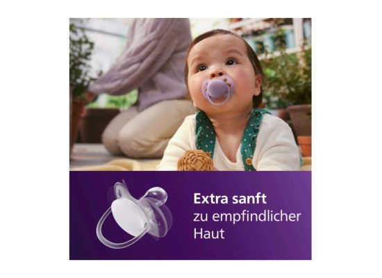 2er-Pack Schnuller ultra soft, 0-6M