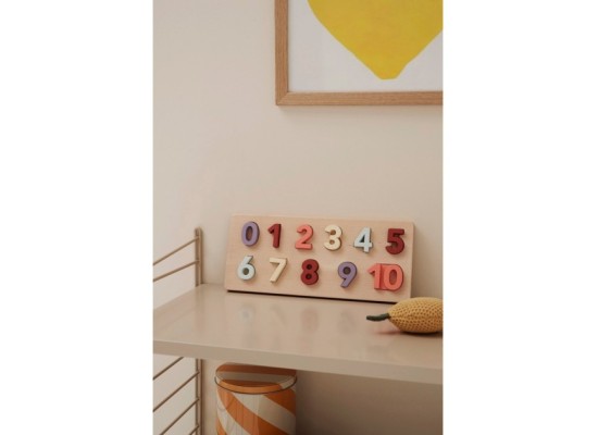 Holzpuzzle 0-10