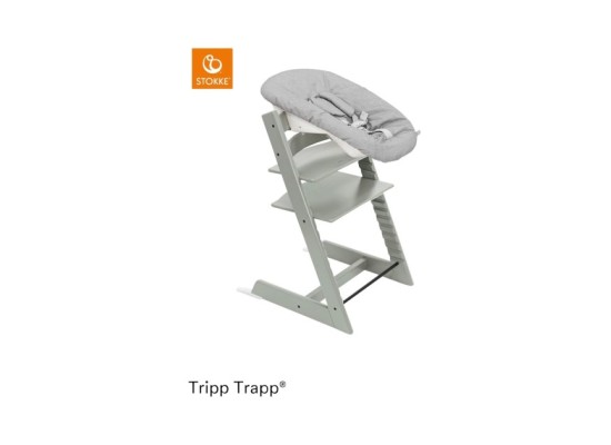 Bundle Treppenhochstuhl inkl. Newborn Set light grey