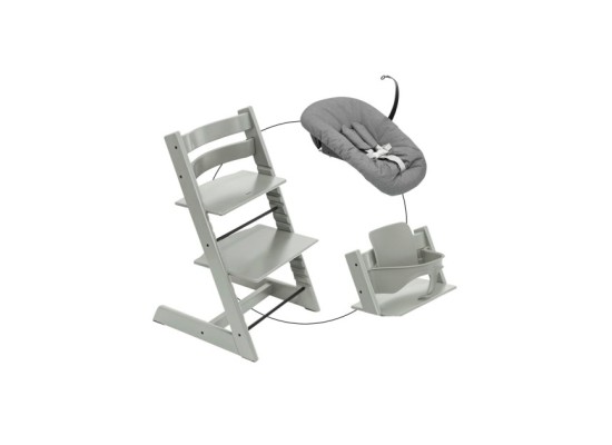 Bundle Treppenhochstuhl inkl. Newbornset deep grey & Babyset