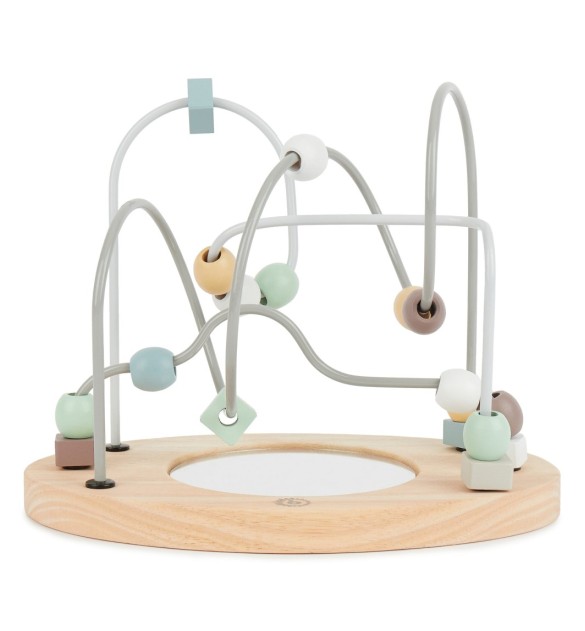 Motorikschleife mit Spiegel Mint - ab 12 Monate