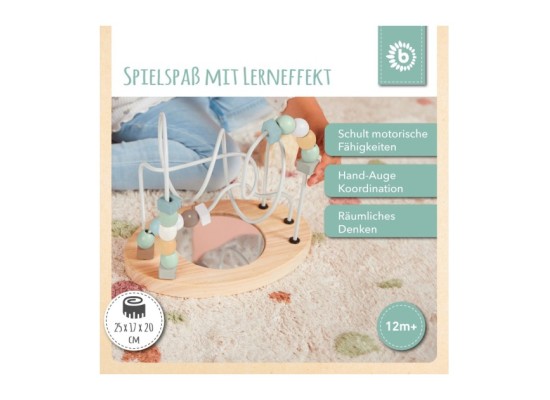 Motorikschleife mit Spiegel Mint - ab 12 Monate