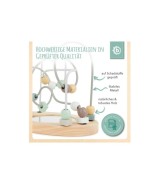 Motorikschleife mit Spiegel Mint - ab 12 Monate