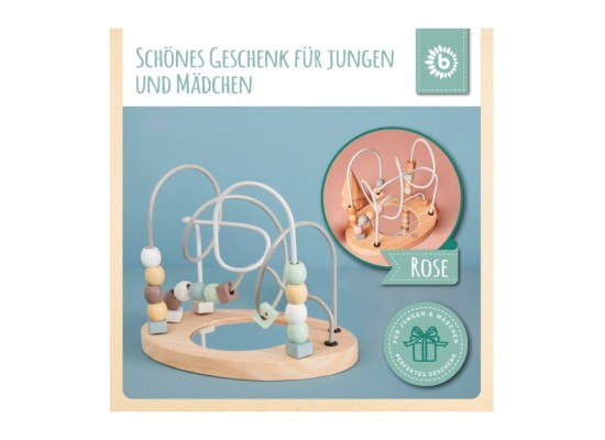 Motorikschleife mit Spiegel Mint - ab 12 Monate