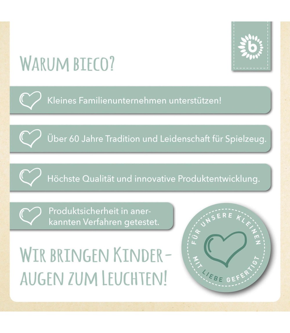 Motorikschleife mit Spiegel Mint - ab 12 Monate