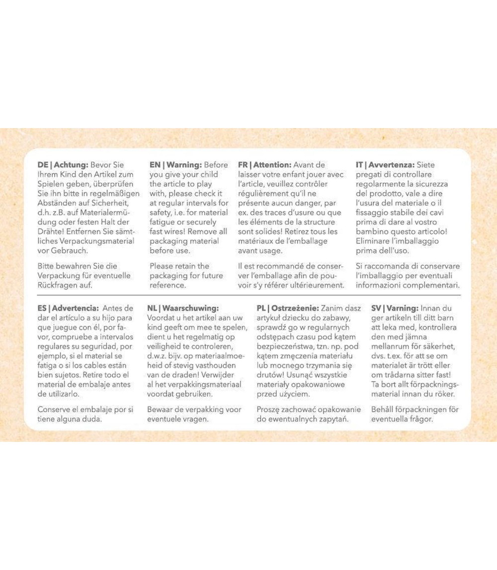 Motorikschleife mit Spiegel Mint - ab 12 Monate