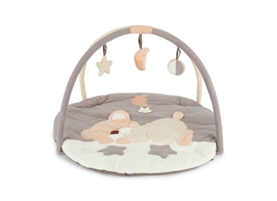Krabbeldecke mit Spielbogen Plüsch - ab Geburt