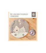 Krabbeldecke mit Spielbogen Plüsch - ab Geburt