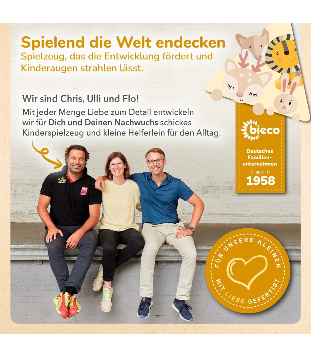 Krabbeldecke mit Spielbogen Plüsch - ab Geburt