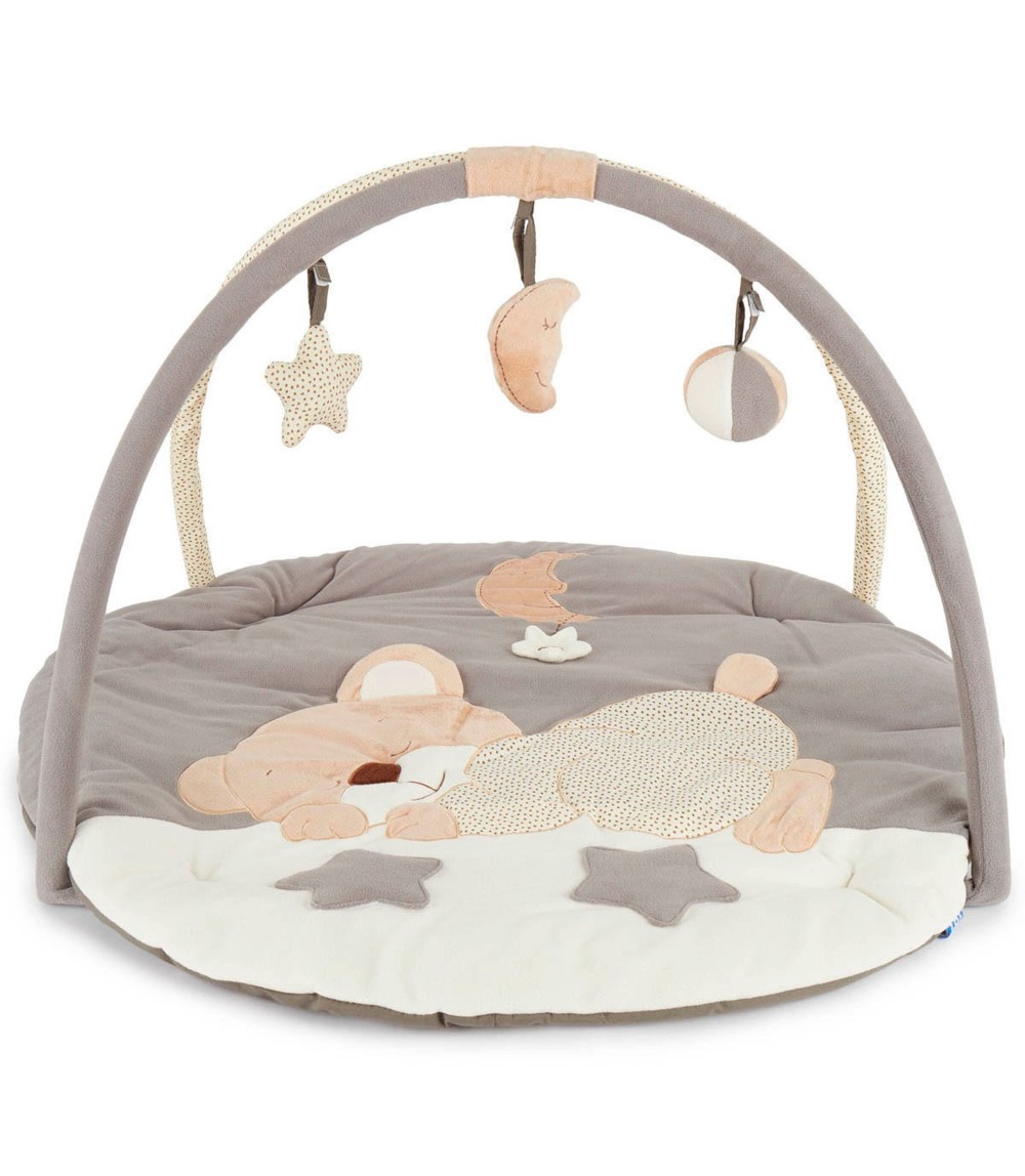 Krabbeldecke mit Spielbogen Plüsch - ab Geburt