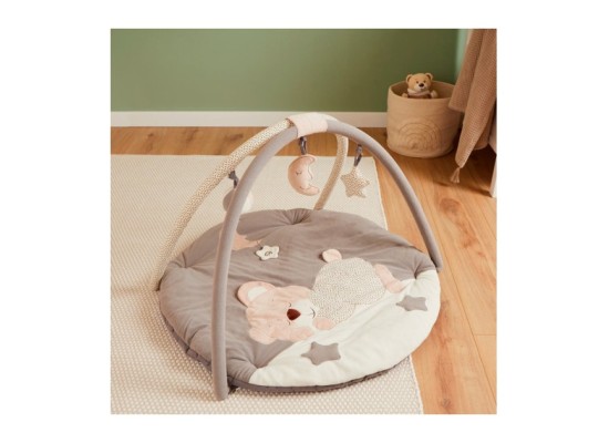 Krabbeldecke mit Spielbogen Plüsch - ab Geburt