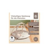 Krabbeldecke mit Spielbogen Plüsch - ab Geburt