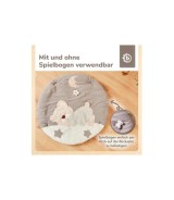 Krabbeldecke mit Spielbogen Plüsch - ab Geburt