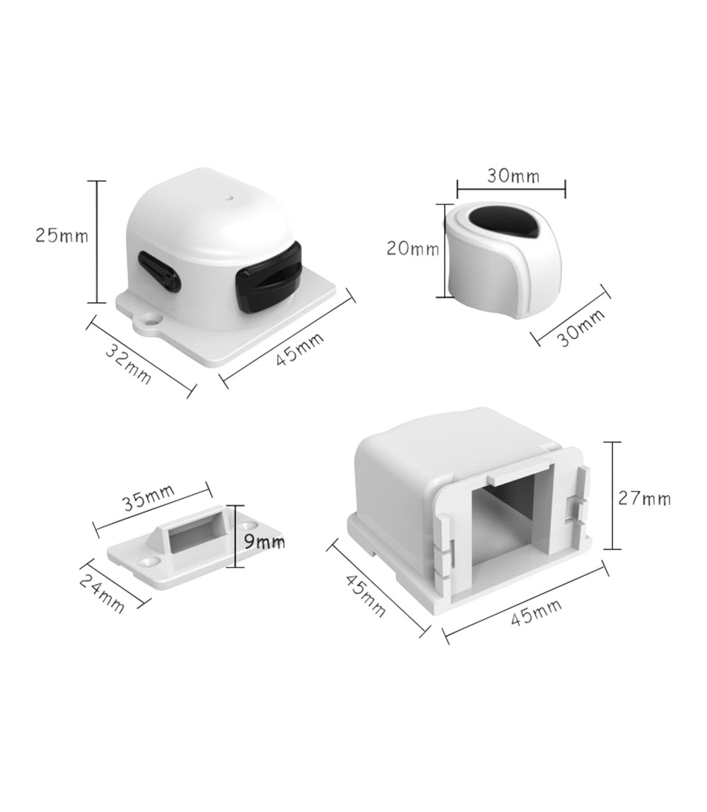 Magnetschloss 3er-Pack