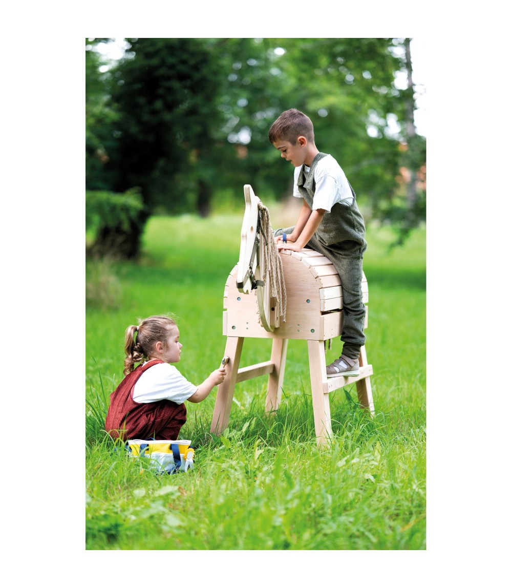 Spielzeug Pferdepflege-Set mit Tasche