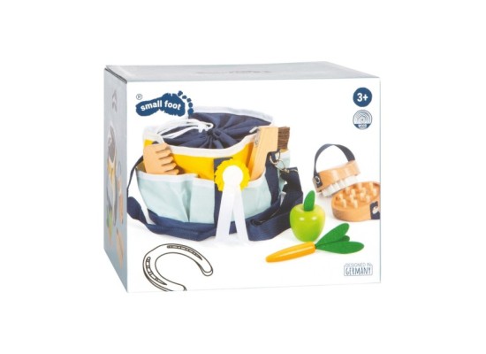 Spielzeug Pferdepflege-Set mit Tasche
