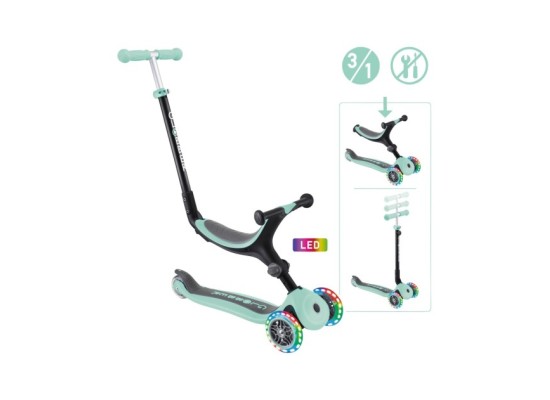 3in1 Scooter Go-Up mit Leuchtrollen
