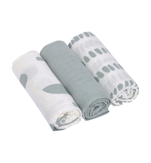3er-Pack Mullwindeln 60x60cm