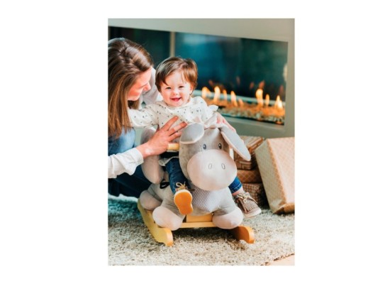 Schaukeltier Esel Cappuccino